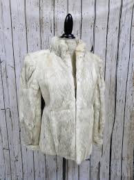 Fur Coat White Rabbit Niki Womens