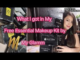 glamm free essential makeup kit