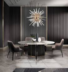 modern dining room decor marble dining