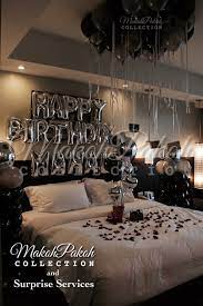 hotel room birthday surprise for him
