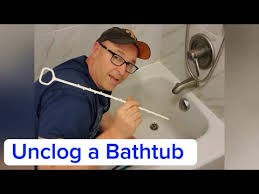 how to unclog a bathtub drain you