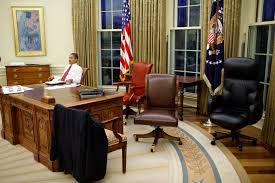 The site said the bust of dr. File Barack Obama Trying Differents Desk Chairs In The Oval Office Jpg Wikipedia