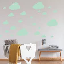Wall Stickers White Clouds Small Clouds