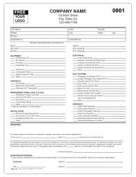 Bid Proposal Form Hvac Forms Template
