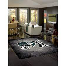 philadelphia eagles distressed rug