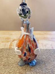 Vintage Murano Glass Clown Multicolor