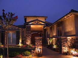 outdoor lighting ideas for stone walls