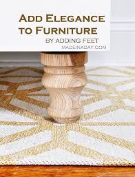 how to add feet legs to furniture