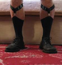 Image result for sock suspenders mens