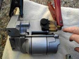 how to bench test a starter motor you