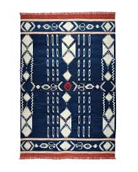 kapadokia indigo wool kilim rugs