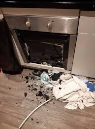 Woman S Shock As Oven Door Explodes And