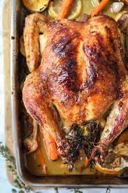 Let the chicken cool a few minutes and cut up as you would normally.you are looking for an internal temp of 165 or better!! 5 Easy Tips For Juicy Roast Chicken Foodiecrush Com