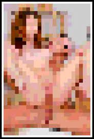 Nude Pinup Model Pixel Art 204 