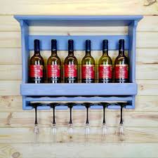Wooden Wall Mounted Wine Racks With