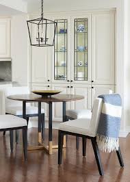 Table With White Upholstered Chairs