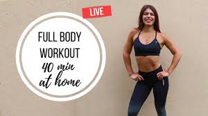 35 MIN FULL BODY WORKOUT AT HOME (haltères / Kettlebell) - YouTube
