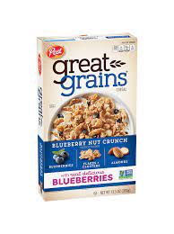 post great grains blueberry nut crunch