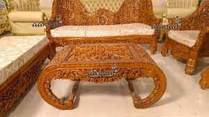 traditional carving wooden sofa set