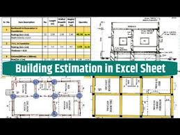 Full Building Estimation In Excel Sheet