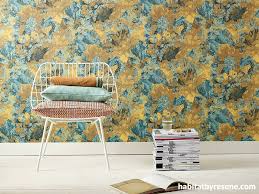 These Gold Wallpaper Designs Will Bathe
