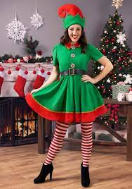 holiday elf costume for women