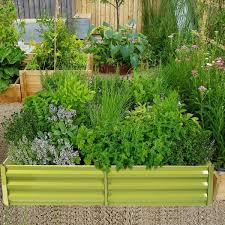 Mr Garden 3 Ft X 6 Ft Fruit Green Planting Bed Raised Garden Bed Metal Garden Beds Metal For Vegetable Flower Bed Kit