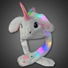Light Up Unicorn Hat With Moving Ears
