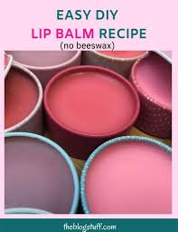 easy diy tinted lip balm recipe with