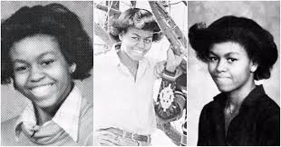Michelle obama did her best crying sniffle, and barack obama barked convincingly (no spoilers, but he played a dog at the story's end). Rare Yearbook Photos Of Michelle Obama From Young Magnet High School Vintage Everyday
