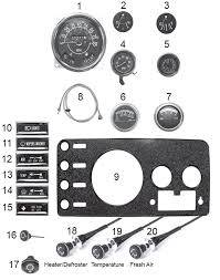 jeep cj series dash parts 41 86