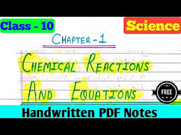 Chapter 1 Chemical Reaction And