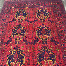 stunning hand knotted afghan rug