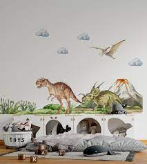 Dinosaur Wall Decal Big Set Jurassic In