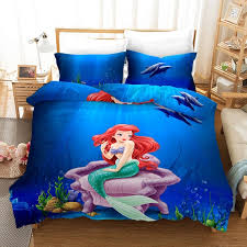 Mermaid Bedding Girls Duvet Cover Full