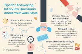 how to answer interview questions about