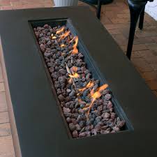 Sold and shipped by best choice products. Sunnydaze 56 Inch Brown Modern Rectangular Liquid Propane Gas Fire Pit Coffee Table With Lava Rocks Gas Fire Pit Table Fire Pit Coffee Table Gas Firepit