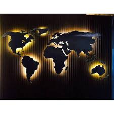 multicolor world map mural rs 15000