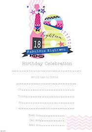 Pack Of 20 18th Birthday Party Invitation Sheets Envelopes 18th