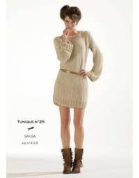 Modèle Tunique CB14-25 | Tricot robe pull, Patron tricot, Tricot