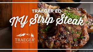 easy strip steak recipe by traeger