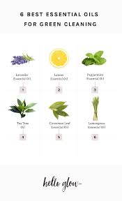 essential oils for green cleaning