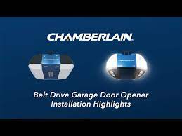 chamberlain belt drive garage door