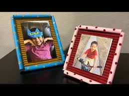 diy photo frame using cardboard and