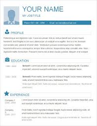 Simple, attractive and professional layout. 70 Basic Resume Templates Pdf Doc Psd Free Premium Templates