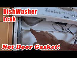 kenmore dishwasher leaking easy