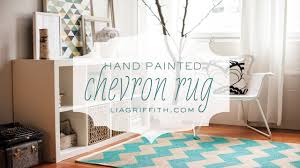 how to paint a rug you