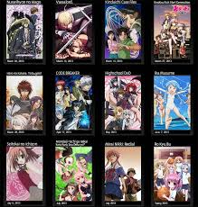 Preliminary Spring 2013 Anime Chart A Rough But Intriguing