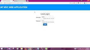 creating mvc login page with sql