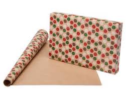 christmas reversible wrapping paper
